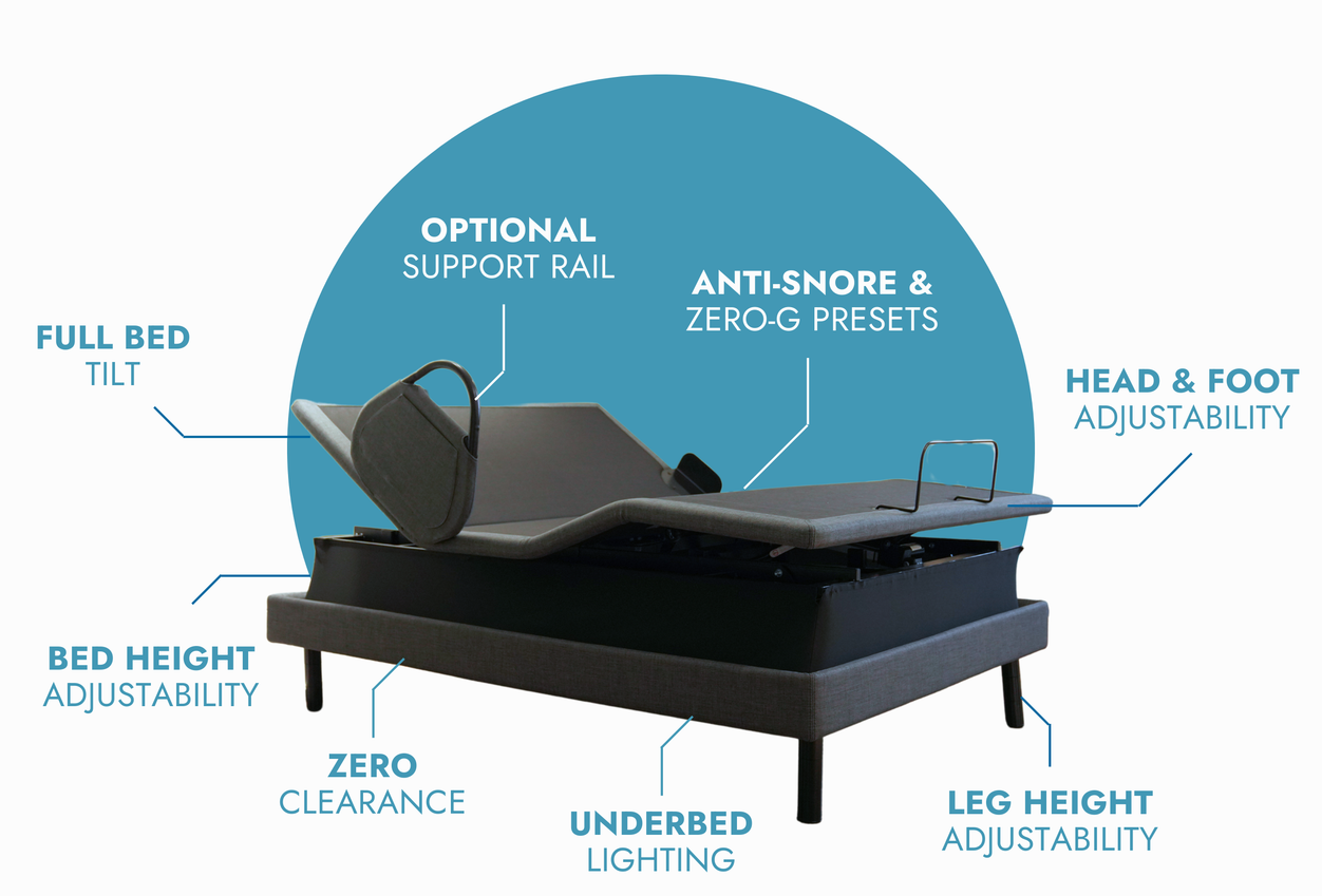 Ascend High-Low Adjustable Bed with Tilt