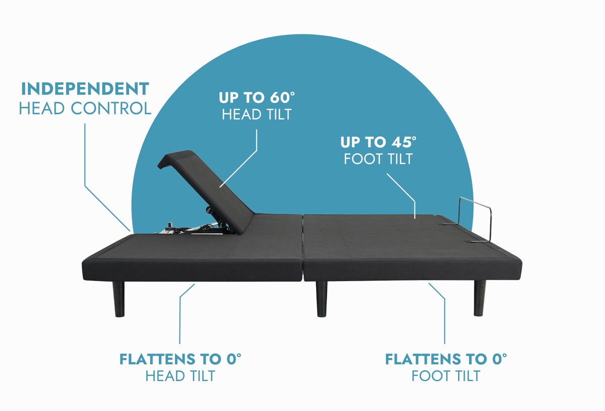 DUETTO Split Top Adjustable Bed