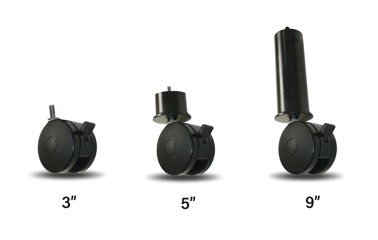 Caster Wheels with Legs (Set of 4)