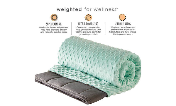 Weighted blanket and sale cover
